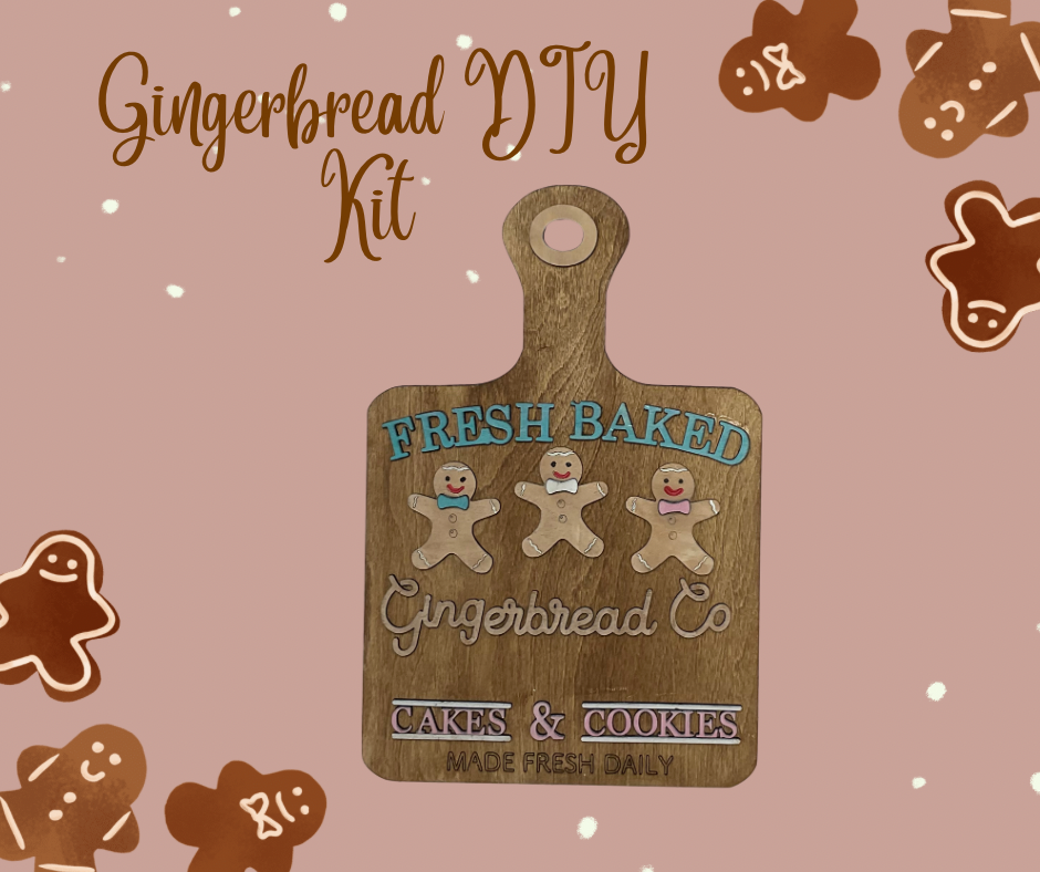 Gingerbread Co Cutting board DIY Kit